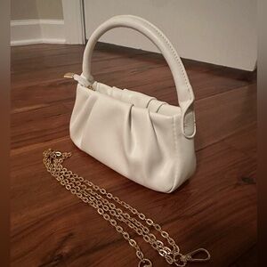 White purse